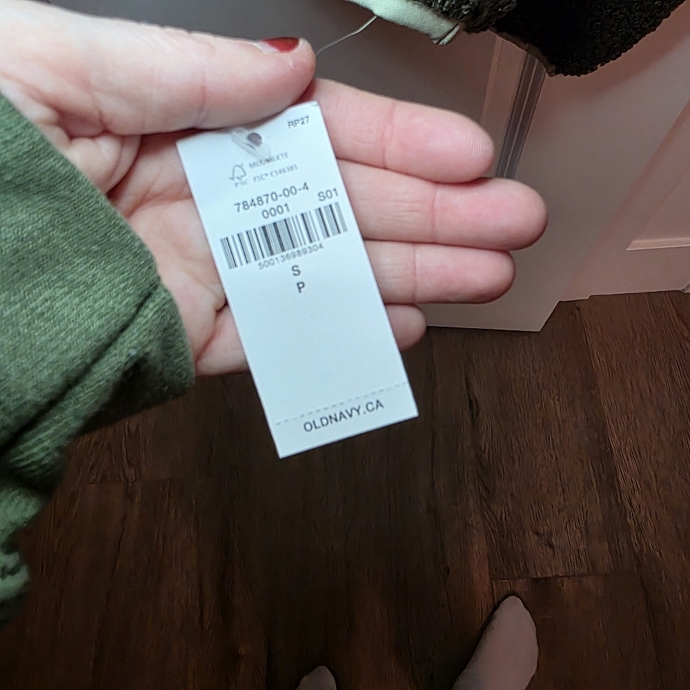BNWT Sherpa OLD NAVY Quarter Zip - Picture 4 of 4